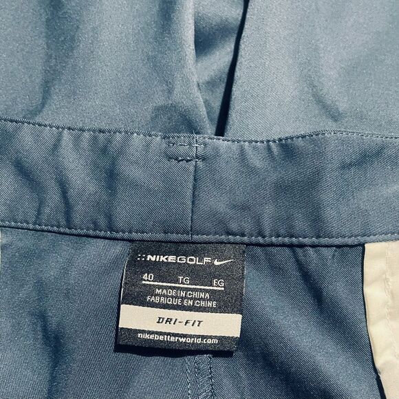 Nike golf Dri fit performance shorts golf blue summer casual men’s 40 - Picture 7 of 10